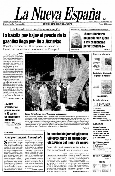 Portada Domingo 14 de  de 1999