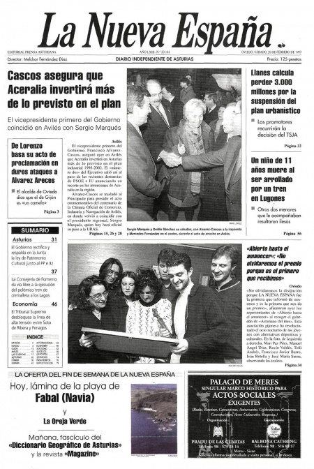 Portada Sábado 20 de  de 1999