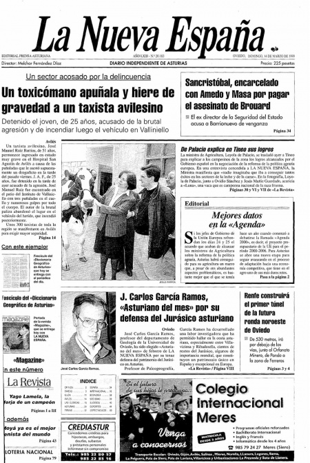 Portada Domingo 14 de  de 1999