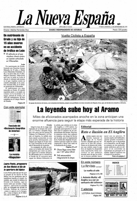 Portada Domingo 12 de  de 1999