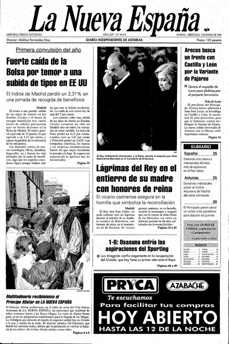 Portada Miércoles 5 de  de 2000
