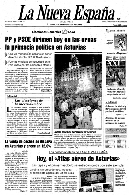 Portada Domingo 12 de  de 2000