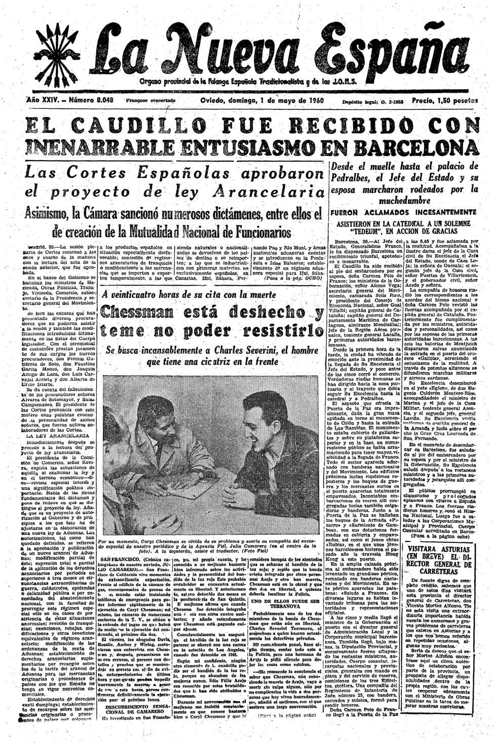 Portada del Domingo, 1 de Mayo de 1960