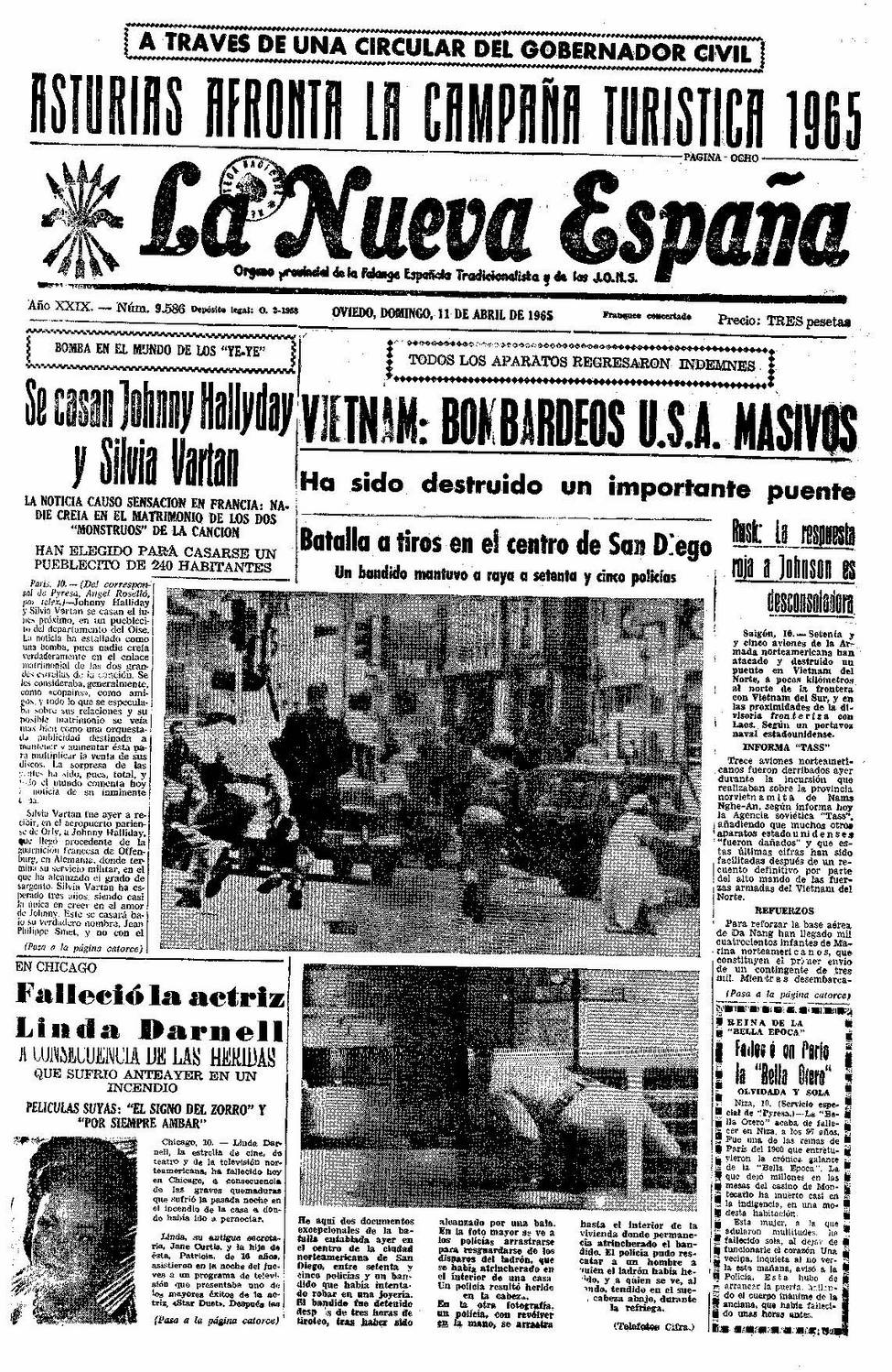 Portada del Domingo, 11 de Abril de 1965